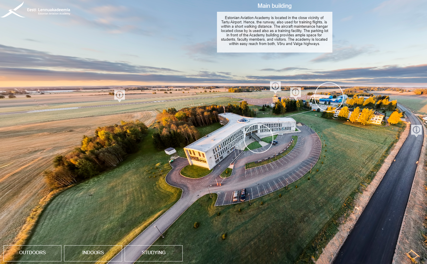 Estonian Aviation Academy - virtual tour
