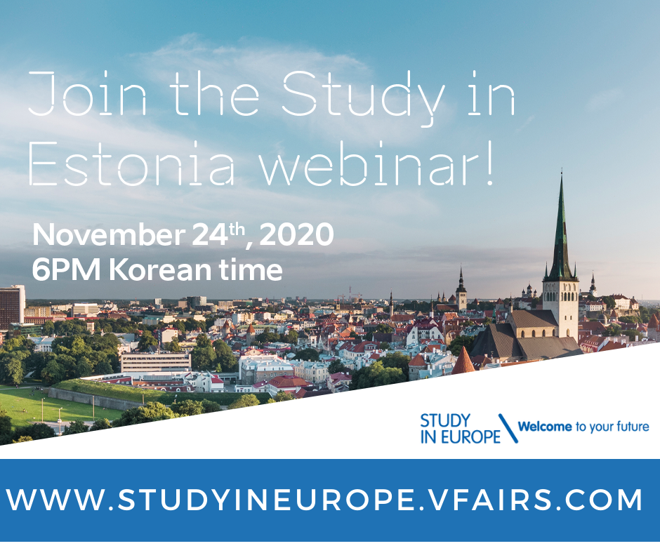 Study in Estonia webinar for Korea